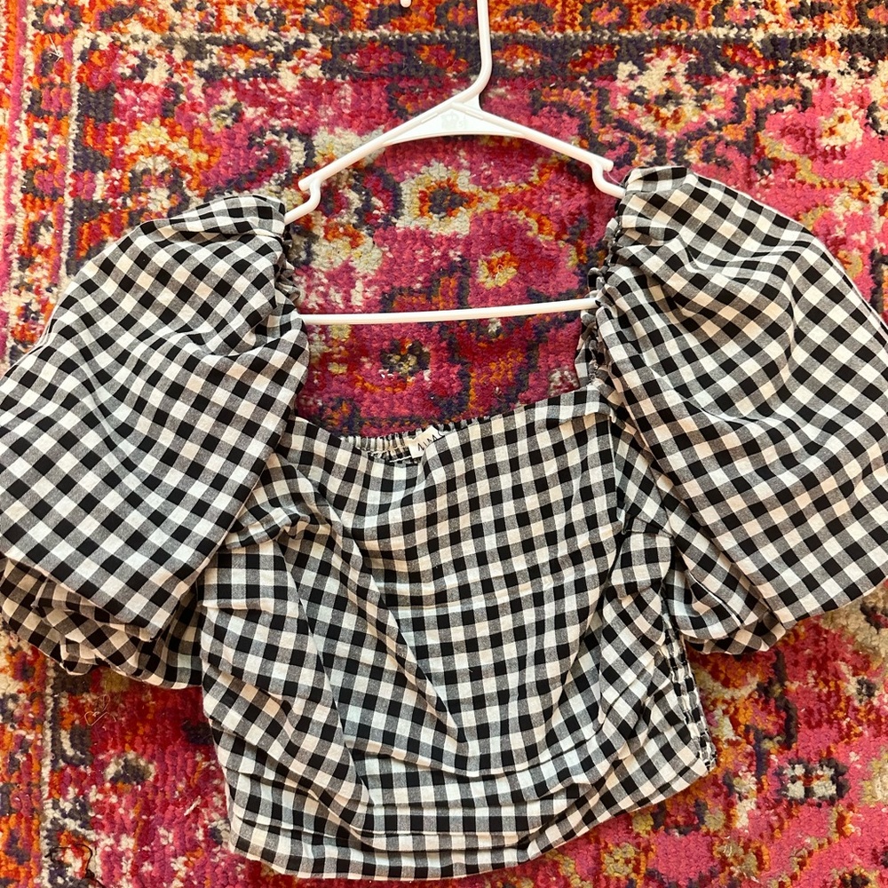 Mimosa gingham top